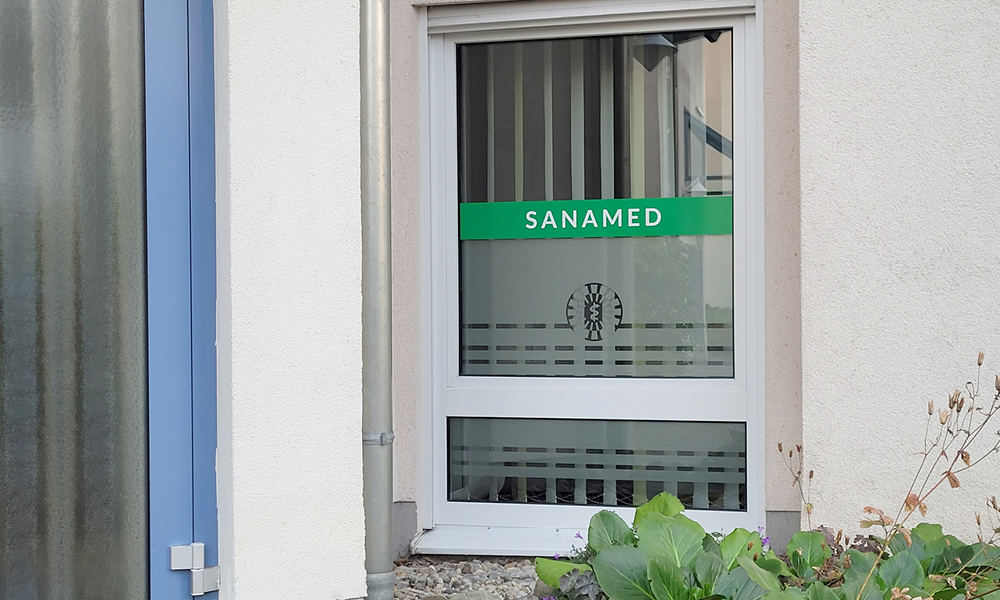 Sanamed-Sichtschutz-Design